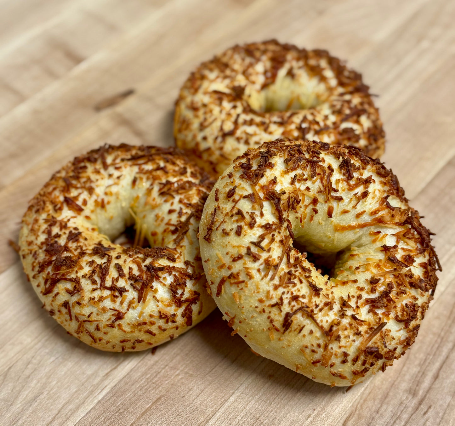 Asiago Cheese Bagels