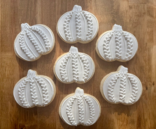 Pumpkin Decorated Sugar Cookie